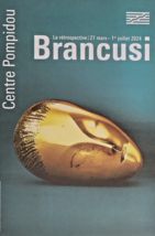 Brancusi - Original Poster Exhibition - Pompidou Paris - Sleeping Muse - 2024 - $185.08