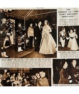1952 Caroline Child Villiers Debutante Wedding UK Sphere Magazine Print ... - €25,73 EUR