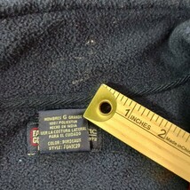 Faded Glory FG43469 Men's Red 1/4 Zip Pullover Sweatshirt Long Sleeve Size Large image 5