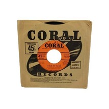 1954 Don Cornell I&#39;m Blessed / Hold My Hand 7&quot; 45 RPM Vinyl Coral Records - $92.35 MXN