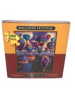 Dowdle Folk Art 500 Pc Jigsaw Puzzle 16&quot;x20&quot; Balloon Festival - £15.17 GBP