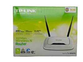 TP-Link TL-WR841N 2.4GHz N300 300Mbps Wireless Wi Fi Router/WPS Connect - Sealed! - $52.79