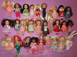 Barbie Kelly Lot Toddler Doll Babies AA Lil Friends Chelsea Ty Tommy Jenny - $110.00