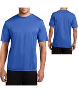 Mens Dry Fit T-Shirt Workout Moisture Wicking Tee S, M, L, XL, 2XL, 3XL,... - £7.53 GBP+