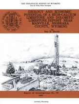 Geology and Economic Potential of a Limestone Deposit near Manville, Wyoming - £7.03 GBP