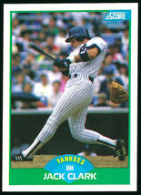 1989 Score #25 Jack Clark New York Yankees - £1.66 GBP
