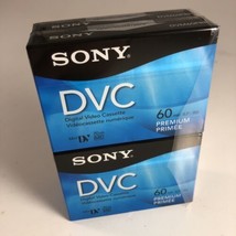 Lot of 4 Sony DVC Digital Video Cassette Tapes Mini DV Premium DVM60PRL ... - $19.59
