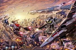 Macross Robotech Fight Skull Squad Poster | Framed Art | NEW | USA - £15.71 GBP