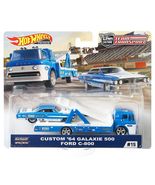 Hot Wheels - Custom &#39;64 Galaxie 500 / Ford C-800: &#39;19 Team Transport #15... - $406.66 MXN