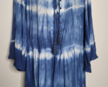 American Eagle Womens Sz XL Romper Blue Tie Dye Flare Sleeves NEW Boho M... - £19.97 GBP