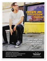 Print Ad Crown Percussion Cajon Dorothy Dylan Howard 2017 Magazine Adver... - $9.70