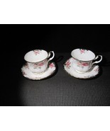 Two (2) Royal Albert Concerto Teacup &amp; Saucer, Excellent Condition. - £54.58 GBP