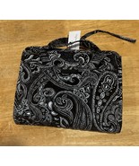 Vera Bradley Hanging Organizer Stellar Paisley Black Travel NWT - $40.58 CAD