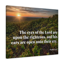  Psalm 34:15 Eyes &amp; Ears Of God Bible Verse Canvas Christian Wal - £57.10 GBP+