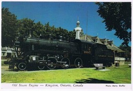 Postcard Train Old Steam Engine Kingston Ontario Spirit Of Sir John A - $3.44