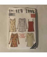 NEW LOOK Sewing Pattern 6086 Tunic Tops Size A 10-22 Uncut - $10.92 CAD