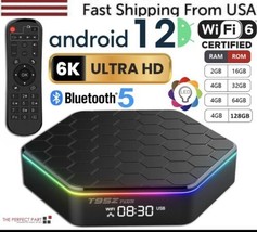 2024 Upgraded T95Z Plus Smart Android 12 TV Box Quad Core 6K 4K HD Strea... - $39.60