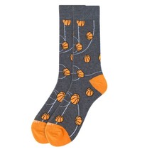 Men&#39;s Basketball Crew Socks Play Hoops Gift for Him Dress Socks Fun Socks New - £11.13 GBP