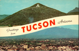 1965 Arizona, AZ Postcard - Greetings from Tucson, Arizona - Unposted (B1) - £3.38 GBP