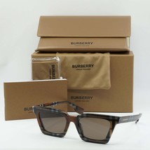 BURBERRY BE4392U 396673 Check Brown/Dark Brown 52-19-140 Sunglasses New Authe... - £115.27 GBP