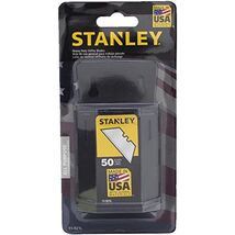STANLEY Utility Knife Blades, Heavy Duty, 50-Pack (11-921L) - $13.95