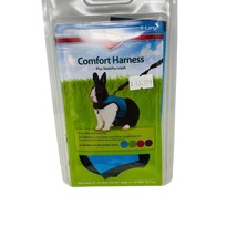 Kaytee Brown Comfort Harness Plus Stretchy Leash Size X-Large Blue  NEW - $9.89