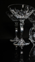 Faberge Crystal Darcy Clear Martini Glasses Set of 2 - $589.05