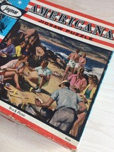 Vintage 30s Jaymar Americana Puzzle- #4000 "Beach Picnic"  image 5