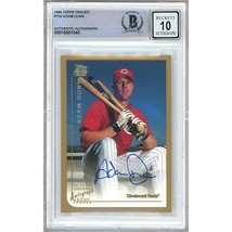 Adam Dunn 1999 Topps Traded Rookie White Sox Reds Signed BGS Auto 10 Sla... - £119.89 GBP