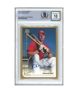 Adam Dunn 1999 Topps Traded Rookie White Sox Reds Signed BGS Auto 10 Sla... - £118.51 GBP