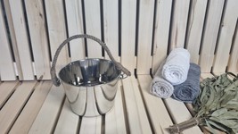 Elevate Your Sauna Retreat with Our 4-Liter Stainless Steel Bucket - $672.22 MXN