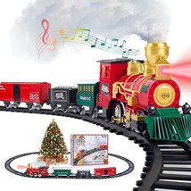 Kids Train Set Christmas Train Set for Under The Trees Electric Train Toys for B - £59.18 GBP