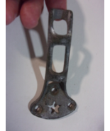 Vintage Antique Old Cast Iron Steel American Flag Pole Holder Bracket Wa... - $917.57 MXN