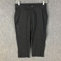 Khombu Capris Pants Women&#39;s Large Black Rayon Blend Adults L - €12,22 EUR