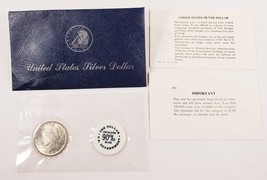 1923 Argent Paix Dollar Gsa Softpack Enveloppe &amp; COA Inclus - $199.37