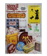 Stencil Magic Stencils 4” Country Girl Rabbit Flower Pre Cut Reusable 1906 - $179.42 MXN