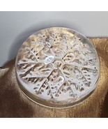 VTG Cristal France Snowflake Paper Weight Garanti Plus 24% Genuine Lead ... - $22.49