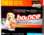 Bounce 160 Count Dryer Sheets 3x Pet Hair Fighters Fresh Scent Mega Drye... - $39.99