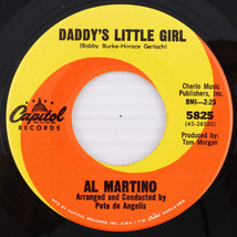 Al Martino – Daddy&#39;s Little Girl / Devotion - 1967 45 rpm 7&quot; Single Record 5825 - £5.40 GBP