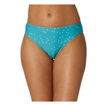 O&#39;NEILL Women&#39;s Aqua Polka Dot Stretch Mid-Rise Sandys Bikini Bottom S New - £11.12 GBP