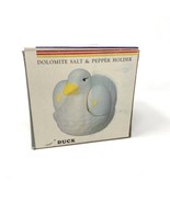 Vintage Dolomite White Yellow Duck Salt And Pepper Shakers W9509 In Box - $17.92