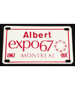VTG Expo67 Montreal Worlds Fair Exhibition Souvenir Bicycle License Plat... - €12,96 EUR