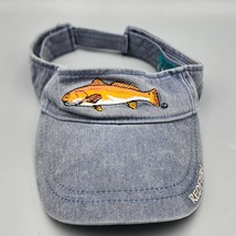 REDFISH Sport Visor Cap BLUE Fishing Hat Embroidered Adjustable Flying F... - $186.65 MXN