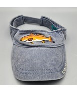 REDFISH Sport Visor Cap BLUE Fishing Hat Embroidered Adjustable Flying F... - €8,60 EUR