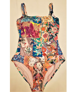 Johnny Was One Piece Swimsuit Barcelona Sz-1X Multicolor Floral Print - £125.67 GBP