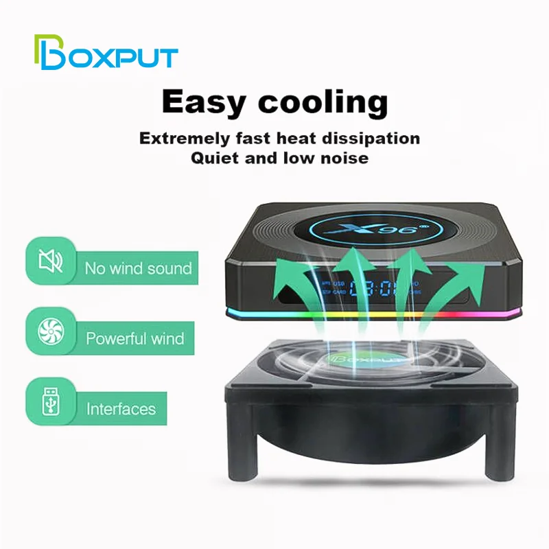 Mini cooling fan for android tv box router computer cooler set top box silent quiet tv thumb200