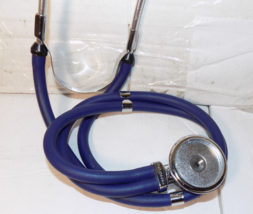 Medical Diagnostic Acoustic Stethoscope Navy Blue - £11.56 GBP