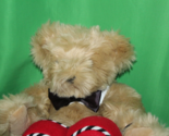 Vermont Teddy Bear With I Love You Heart Personalized 2011 Stuffed Anima... - $29.69