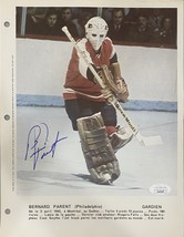 Bernie Parent Signed 8x10 Philadelphia Flyers Photo JSA AL44167 - £53.02 GBP