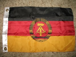 12X18 12&quot;X18&quot; Germany German East Inch Boat Car Flag Indoor/Outdoor - £3.54 GBP